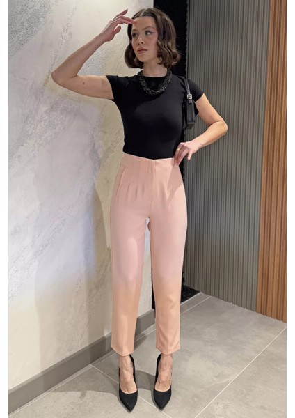 Kadın Boru Paça Pantolon P-00001659