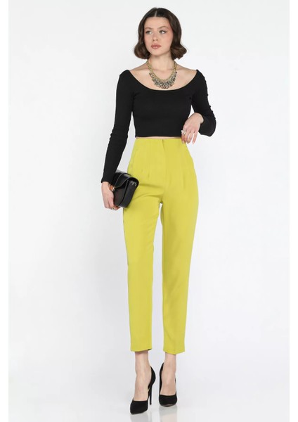 Kadın Boru Paça Pantolon P-00001659