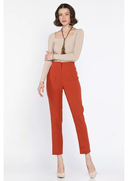 Kadın Boru Paça Pantolon P-00001659