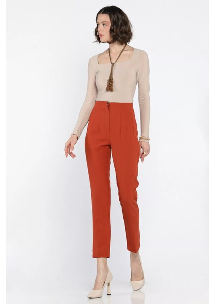 Kadın Boru Paça Pantolon P-00001659