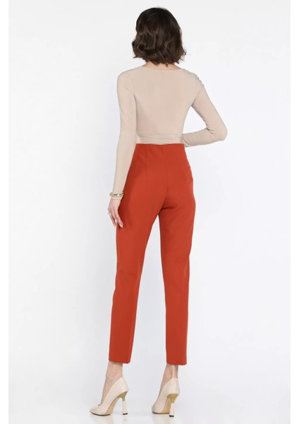 Kadın Boru Paça Pantolon P-00001659
