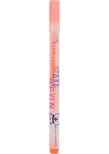 Jel Kalem Seti Neon Animals 0.8 8 Renk
