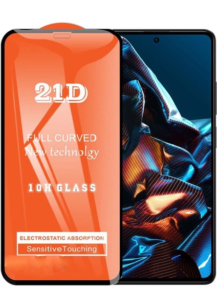 Xiaomi Poco X5 Pro Ekran Koruyucu 21D Tam Kaplayan Kırılmaz Cam Kavisli 9018000001392 90181392
