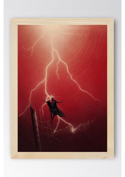 X-Men Magneto Çerçeveli Tablo - Marvel Film Posteri Tablo