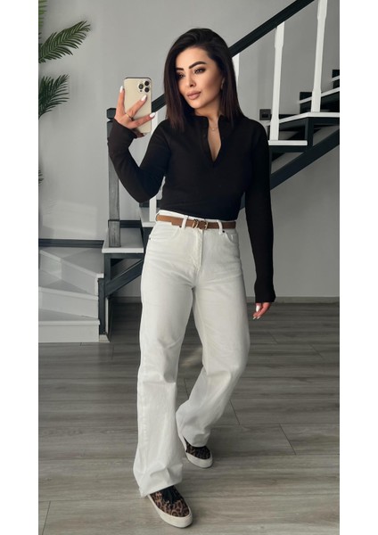 Beyaz Straight Jean fiyatları