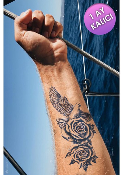 1 Ay Kalıcı Tattoo Gerçek Dövme Görünümlü Unisex Dövme