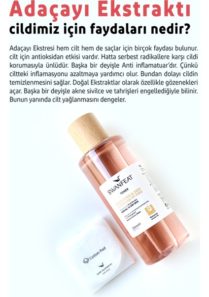 Adaçayı Ekstraktlı Aydınlatıcı Toner Cilt Ph Dengeleyici, Arındırıcı & Nemlendirici 250ML modelleri