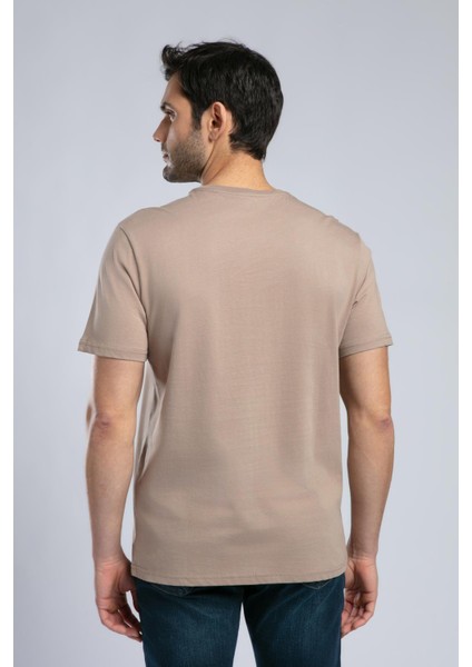 Vincent Erkek O Yaka T-Shirt Vizon modelleri