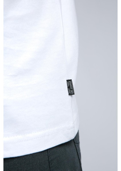 Baselo Erkek O Yaka T-Shirt Beyaz fırsatları