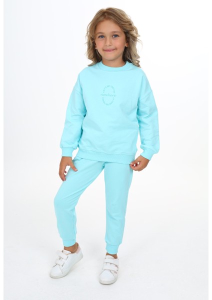 Kız Çocuk Baskılı Eşofman Takım