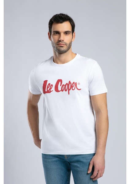 Londonlogo Erkek O Yaka T-Shirt Beyaz-K fiyatları