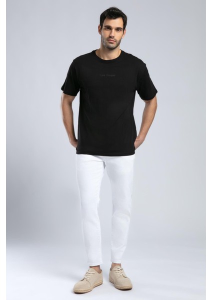 Aylex Erkek O Yaka T-Shirt Siyah