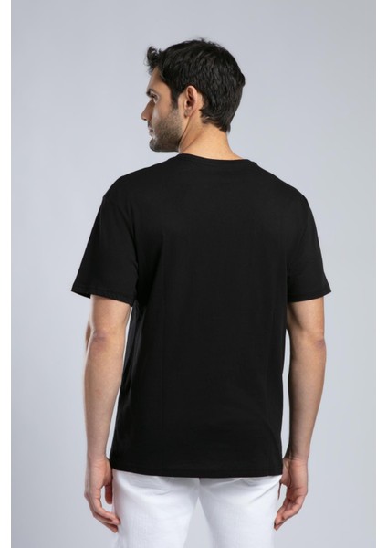 Aylex Erkek O Yaka T-Shirt Siyah modelleri