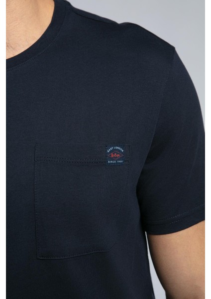 Vincent Erkek O Yaka T-Shirt Lacivert fırsatları