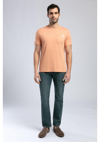 Vincent Erkek O Yaka T-Shirt Somon