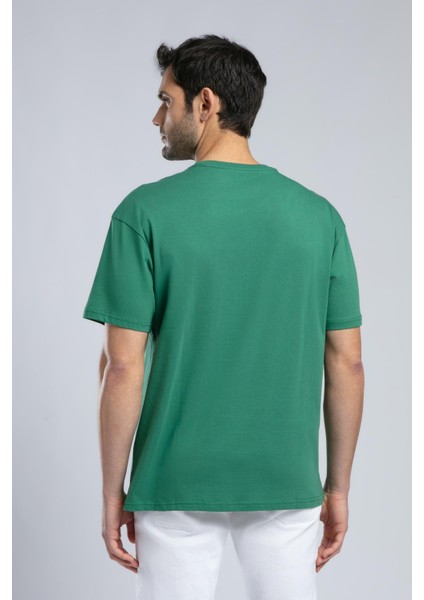Aylex Erkek O Yaka T-Shirt Yeşil modelleri