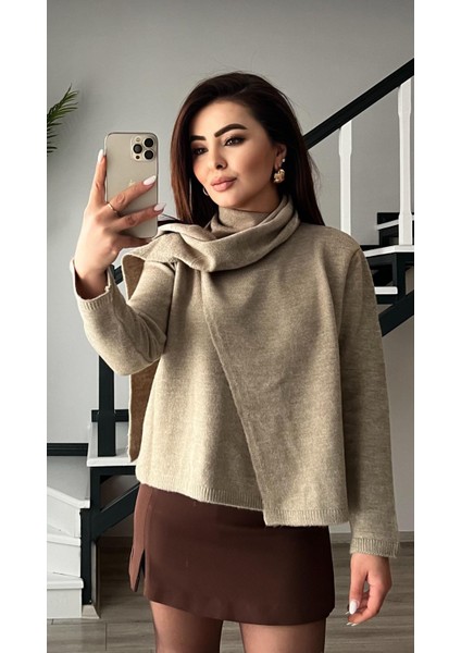 Marka Model Vizon Kendinden Fularlı Kazak