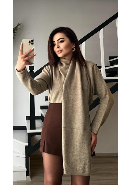 Marka Model Vizon Kendinden Fularlı Kazak