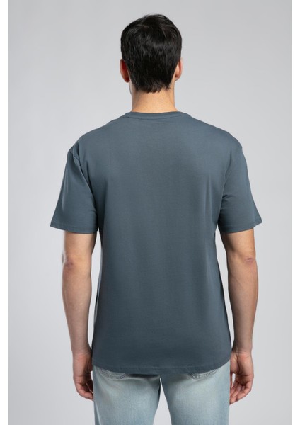 Aylex Erkek O Yaka T-Shirt Indigo modelleri