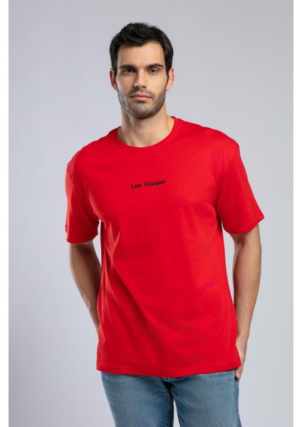 Aylex Erkek O Yaka T-Shirt Kırmızı modelleri