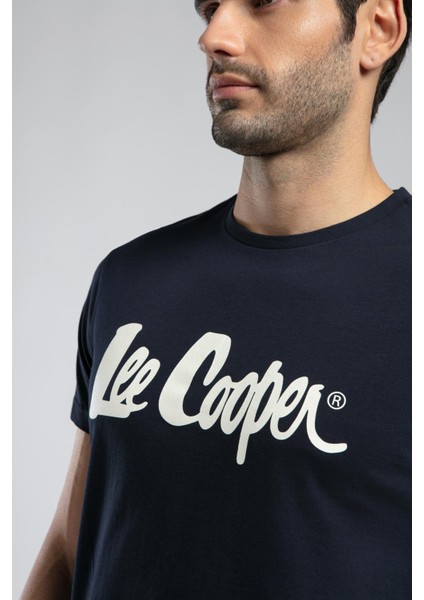 Londonlogo Erkek O Yaka T-Shirt Lacivert fırsatları