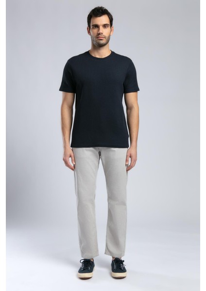 Conroy Erkek O Yaka T-Shirt Lacivert