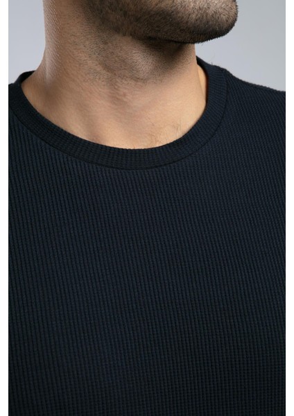 Conroy Erkek O Yaka T-Shirt Lacivert fırsatları