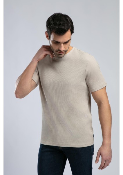 Conroy Erkek O Yaka T-Shirt Bej fiyatları