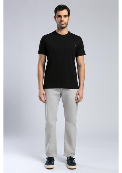 Vincent Erkek O Yaka T-Shirt Siyah
