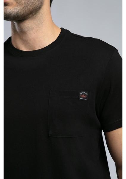 Vincent Erkek O Yaka T-Shirt Siyah fırsatları