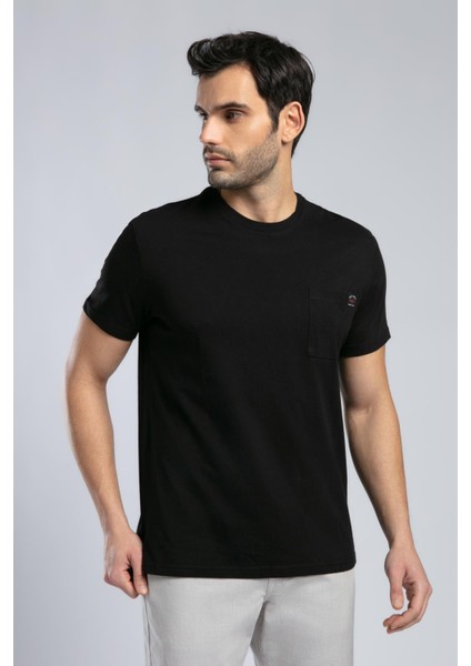 Vincent Erkek O Yaka T-Shirt Siyah fiyatları