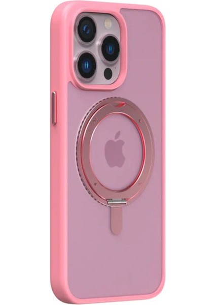 iPhone 15 Pro Roller Mag Safe Kılıf Açık Pembe modelleri