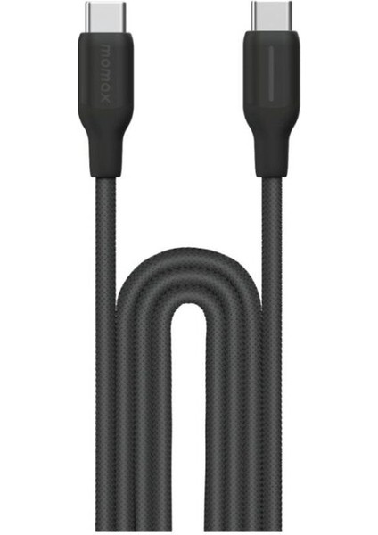1-Link Usb-C - Usb-C (3,0m / Destek 100W) Örgülü (Siyah)