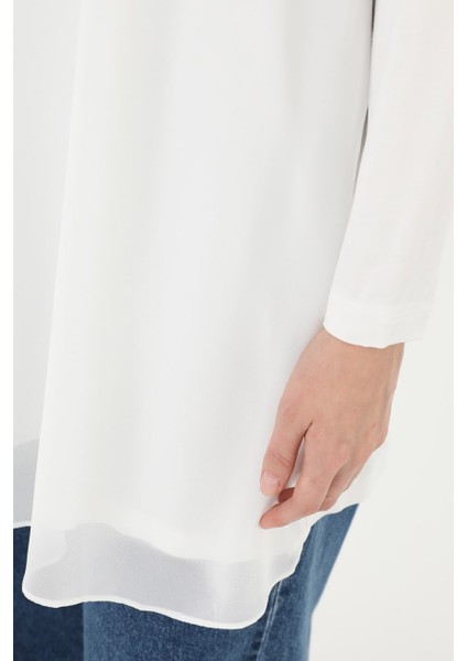 10269 Puane Uzun Kollu Penye Dışı Şifon Kumaş Içlik modelleri