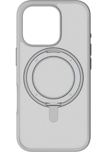 Roller caseform magnetic case Apple iPhone 16 pro (Light grey)