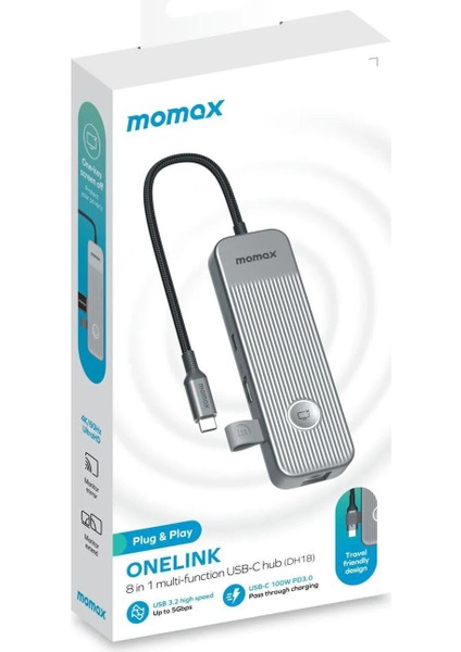 Onelınk 8-In-1 Usb-C Hub