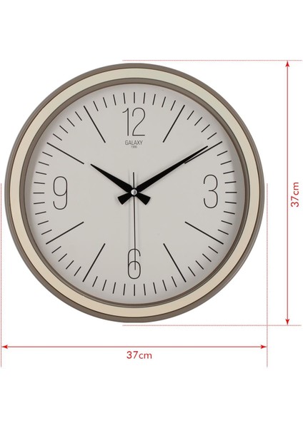 Kumbeji Kasa Krem Çerçeve Duvar Saati 37 cm fırsatları