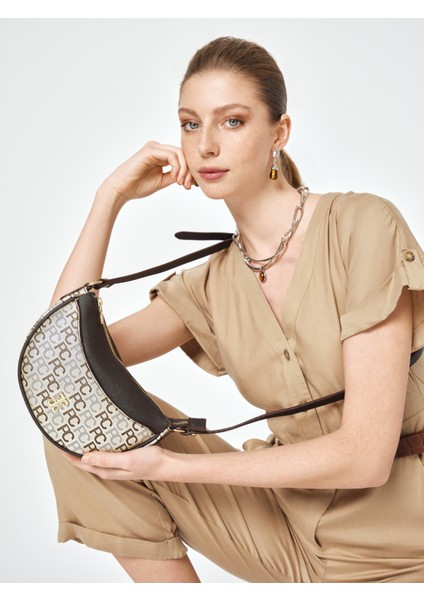 Altın Çapraz Çanta 05PO25Y1996TRAL Yalt