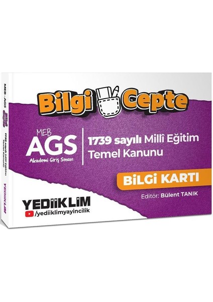 Yediiklim Meb Ags 1739 Sayılı Milli Eğitim Temel Kanunu Bilgi Kartı Soru-Cevap