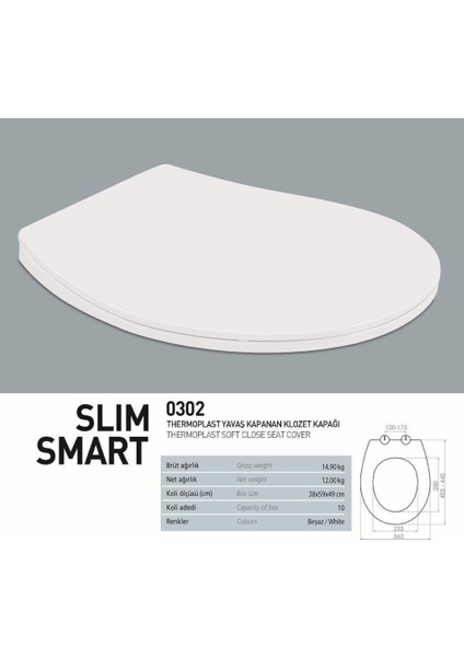 Arkitekt Asma Klozet + Nkp Slim Smart Yavaş Kapanır Kapak