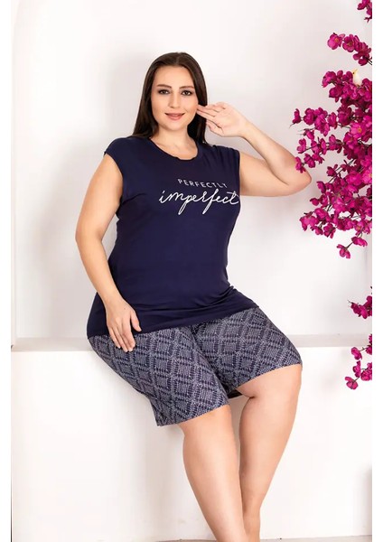 Büyük Beden Şort Pijama Takımı