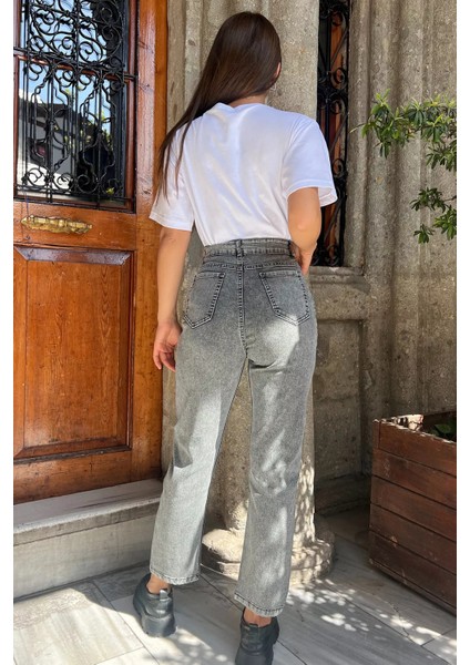 Paça Yırtmaçlı Likralı Kadın Jean Kot Pantolon fırsatları