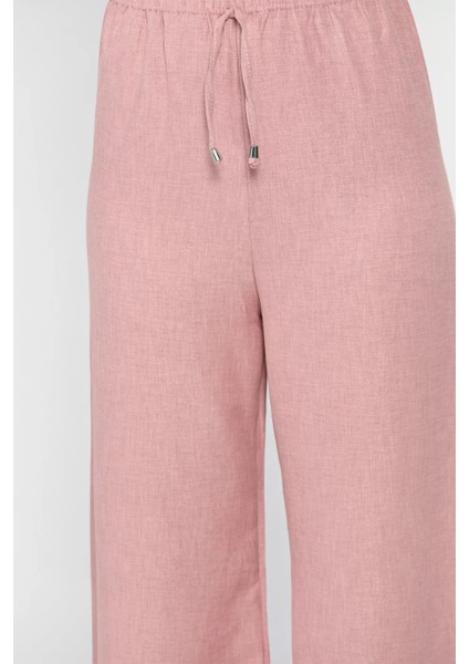 Kadın Bel Lastikli Bol Paça Pantolon P-00012454 fırsatları