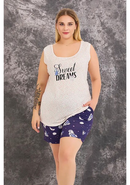 Büyük Beden Şort Pijama Takımı
