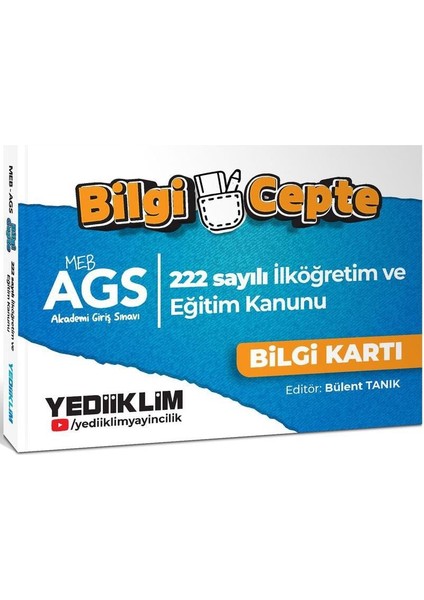 Yediiklim 222 Sayılı Ilköğretim ve Eğitim Kanunu Bilgi Kartı Soru-Cevap