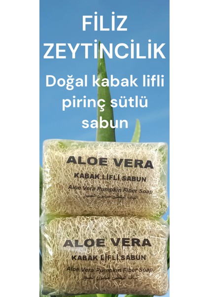 Doğal Kabak Lifli Aloe Vera Sabun modelleri