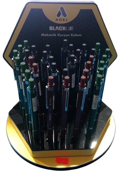 Black Line Dark Metalic Versatil Kalem 0.7