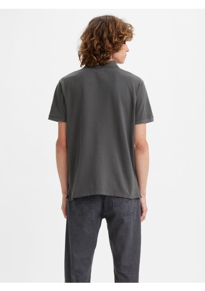 Koyu Gri Erkek Polo Yaka T-Shirt 35883-0091