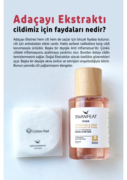 Aydınlatıcı Toner Adaçayı Ekstraktlı Nemlendirici, Arındırıcı & Cilt Ph Dengeleyici modelleri