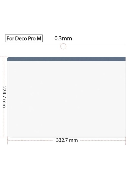 AC79_02 Deco Pro Medium Için Koruyucu Film 2 Adet 33X23CM Protective Film modelleri